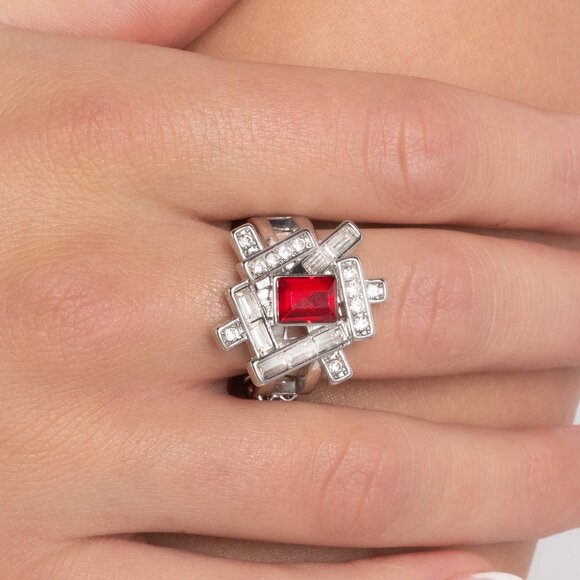 Tastefully Tilted - Red Ring - Picture 1 of 2